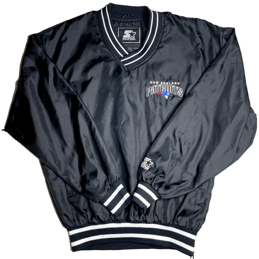 New England Patriots Jacket Mens M Starter Windbreaker VTG 90s Football Pro NFL